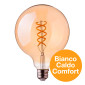 Immagine 2 - V-Tac VT-2075 Lampadina LED E27 4,8W G95 Globo Filament Vetro Ambrato - SKU 217217