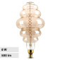 Immagine 1 - V-Tac VT-2188D Lampadina LED E27 8W S200 Smoky Filament Dimmerabile Vetro Ambrato Oscurato - SKU 217465