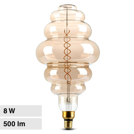 VT-2188D Lampadina LED E27 8W Bulb S200 Filament Vetro V-Tac VT-2188D Lampadina LED E27 8W Bulb S200 Filament Vetro V-Tac