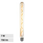 V-Tac VT-2008 Lampadina LED E27 7W T30 Tubolare Filament Vetro Ambrato - SKU 217144