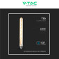 Immagine 7 - V-Tac VT-2008 Lampadina LED E27 7W T30 Tubolare Filament Vetro Ambrato - SKU 217144