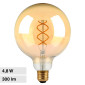 Immagine 1 - V-Tac VT-2085 Lampadina LED E27 4,8W Globo G125 Filament Vetro Ambrato - SKU 217216