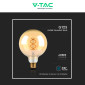 Immagine 7 - V-Tac VT-2085 Lampadina LED E27 4,8W Globo G125 Filament Vetro Ambrato - SKU 217216