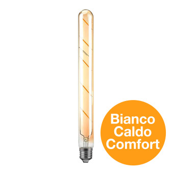 VT-2005 Lampadina LED E27 5W Bulb T30 Filament Vetro V-Tac
