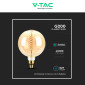 Immagine 7 - V-Tac VT-2158D Lampadina LED E27 8W G200 Globo Filament Dimmerabile Vetro Ambrato - SKU 217462