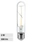 Immagine 1 - V-Tac VT-2042 Lampadina LED E27 2W T30 Tubolare Filament Vetro Trasparente - SKU 217251