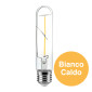 Immagine 2 - V-Tac VT-2042 Lampadina LED E27 2W T30 Tubolare Filament Vetro Trasparente - SKU 217251