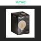 Immagine 10 - V-Tac VT-2018D Lampadina LED E27 8W Globo G125 Filament Vetro Ambrato Dimmerabile - SKU 217155