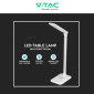 Immagine 5 - V-Tac VT-1027 Lampada LED da Tavolo 7W Multifunzione Stazione Ricarica Wireless Dimmerabile Changing Color Bianca - SKU 218519