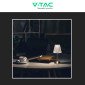 Immagine 5 - V-Tac VT-1033 Lampada LED da Tavolo 3in1 2,4W Ricaricabile Dimmerabile Colore Nickle Sand - SKU 10327