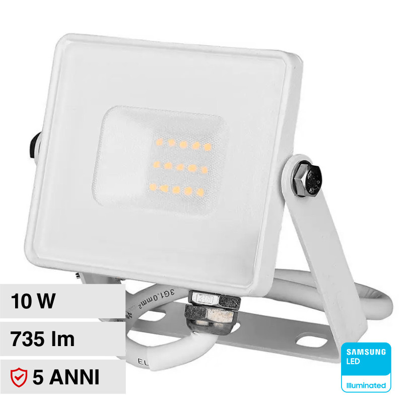VT-10 Faro LED Floodlight 10W SMD Chip Samsung IP65 V-Tac VT-10 Faro LED Floodlight 10W SMD Chip Samsung IP65 V-Tac