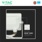 Immagine 9 - V-Tac VT-10 Faro LED Floodlight 10W SMD IP65 Chip Samsung Colore Bianco - SKU 21427