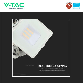 VT-10 Faro LED Floodlight 10W SMD Chip Samsung IP65 V-Tac