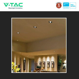 VT-2-33 Faretto LED 30W a Incasso COB Chip Samsung V-Tac Pro
