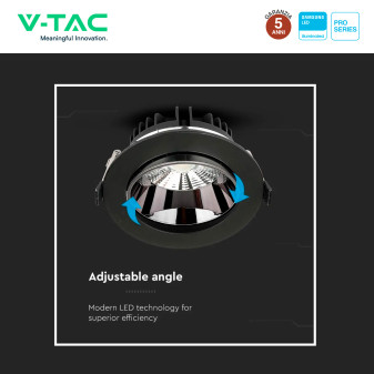 VT-2-33 Faretto LED 30W a Incasso COB Chip Samsung V-Tac Pro