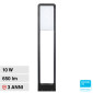 V-Tac VT-33 Lampada LED da Giardino 10W SMD Chip Samsung Lampione Bollard da Terra IP65 Colore Nero - SKU 2120114