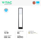 Immagine 2 - V-Tac VT-33 Lampada LED da Giardino 10W SMD Chip Samsung Lampione Bollard da Terra IP65 Colore Nero - SKU 2120114