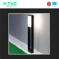 Immagine 4 - V-Tac VT-33 Lampada LED da Giardino 10W SMD Chip Samsung Lampione Bollard da Terra IP65 Colore Nero - SKU 2120114