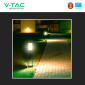 Immagine 5 - V-Tac VT-33 Lampada LED da Giardino 10W SMD Chip Samsung Lampione Bollard da Terra IP65 Colore Nero - SKU 2120114