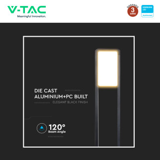 VT-33 Lampada LED da Giardino 10W SMD Samsung IP65 V-Tac