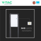 Immagine 10 - V-Tac VT-33 Lampada LED da Giardino 10W SMD Chip Samsung Lampione Bollard da Terra IP65 Colore Nero - SKU 2120114