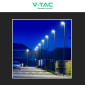 Immagine 6 - V-Tac VT-150100ST Lampada Stradale LED 100W SMD Lampione IP65 Colore Grigio - SKU 7890 / 7891
