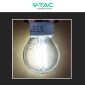 Immagine 5 - V-Tac VT-2466 Lampadina LED E14 6W MiniGlobo P45 Filament in Vetro Trasparente - SKU 212847