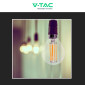 Immagine 6 - V-Tac VT-2466 Lampadina LED E14 6W MiniGlobo P45 Filament in Vetro Trasparente - SKU 212847
