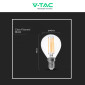Immagine 7 - V-Tac VT-2466 Lampadina LED E14 6W MiniGlobo P45 Filament in Vetro Trasparente - SKU 212847