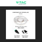 Immagine 5 - V-Tac Kit Striscia LED Flessibile 21W SMD Monocolore 60 LED/metro 12V con Alimentatore e Connettore - Bobina da 5m - SKU 212351