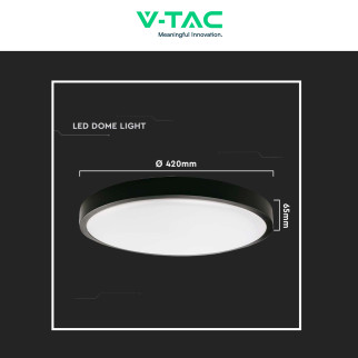 V-Tac VT-8630 Plafoniera LED Sensore Movimento Crepuscolare