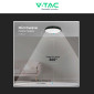 Immagine 10 - V-Tac VT-8630 Plafoniera LED Rotonda 30W SMD IP44 con Sensore di Movimento e Crepuscolare Colore Nero - SKU 7671 [TERMINATO]