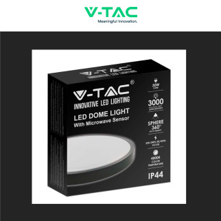 V-Tac VT-8630 Plafoniera LED Sensore Movimento Crepuscolare