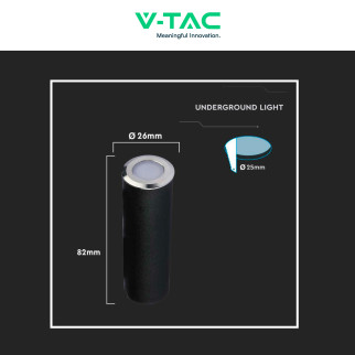 VT-1141 Punto Luce LED SMD 0,5W da Interramento IP67 V-Tac