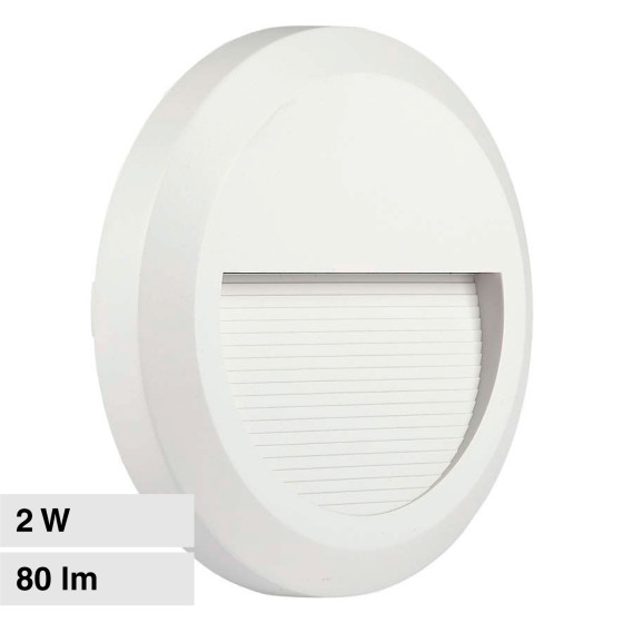 VT-1142 Punto Luce LED SMD 2W a Parete IP65 Bianco V-Tac VT-1142 Punto Luce LED SMD 2W a Parete IP65 Bianco V-Tac