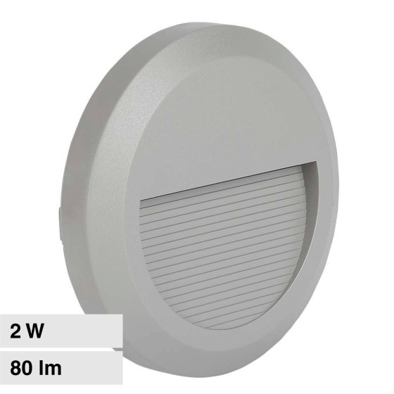 VT-1142 Punto Luce LED SMD 2W a Parete IP65 Grigio V-Tac VT-1142 Punto Luce LED SMD 2W a Parete IP65 Grigio V-Tac