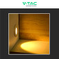 Immagine 6 - V-Tac VT-1109RD Punto Luce LED COB 3W Segnapasso Rotondo da Incasso Colore Bianco - SKU 211207 / 211208