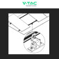 Immagine 4 - V-Tac Supporto Anteriore Regolabile per Montaggio Pannelli Solari Fotovoltaici - SKU 11417