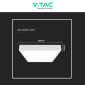Immagine 6 - V-Tac VT-8618S Plafoniera LED Quadrata 18W SMD IP44 con Sensore di Movimento e Crepuscolare Colore Bianco - SKU 7666 [TERMINATO]
