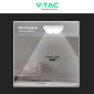 Immagine 9 - V-Tac VT-8618S Plafoniera LED Quadrata 18W SMD IP44 con Sensore di Movimento e Crepuscolare Colore Bianco - SKU 7666 [TERMINATO]