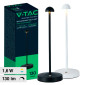 Immagine 1 - V-Tac VT-1073 Lampada LED da Tavolo 3in1 1,6W Ricaricabile Dimmerabile con Comandi Touch - SKU 10328 / 10329