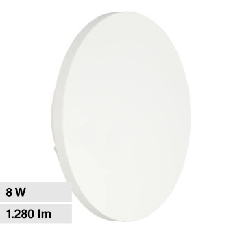 V-Tac VT-743 Lampada LED da Muro 8W Wall Light IP65 Applique Colore Bianco...