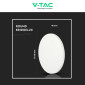 Immagine 5 - V-Tac VT-743 Lampada LED da Muro 8W Wall Light IP65 Applique Colore Bianco Forma Rotonda - SKU 217527