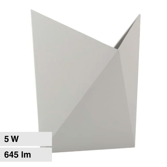 VT-825 Lampada LED da Muro 5W SMD Applique Grigia V-Tac VT-825 Lampada LED da Muro 5W SMD Applique Grigia V-Tac