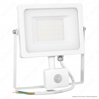 V-Tac VT-4922 Faretto LED 20W Ultra Sottile Slim con Sensore Colore