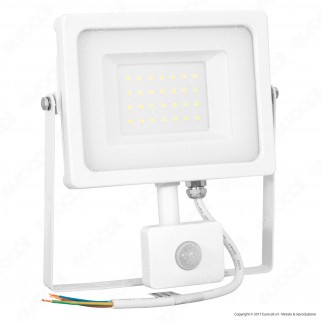 V-Tac VT-4922 Faretto LED 20W Ultra Sottile Slim con Sensore Colore
