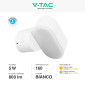 Immagine 4 - V-Tac VT-816 Lampada LED da Muro Ruotabile 5W Wall Light IP65 Applique Colore Bianco - SKU 218286 / 218287