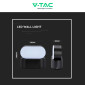 Immagine 7 - V-Tac VT-816 Lampada LED da Muro Ruotabile 5W Wall Light IP65 Applique Colore Nero - SKU 218288 / 218289