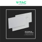Immagine 9 - V-Tac VT-712 Lampada LED da Muro 11W SMD Wall Light Applique Colore Bianco - SKU 218202