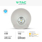 Immagine 4 - V-Tac VT-836 Lampada LED da Muro 4W Wall Light IP65 Applique con 2 LED SMD Forma Rotonda Colore Grigio - SKU 218305 / 218306